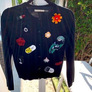 Alice & Olivia embellished cardigan
